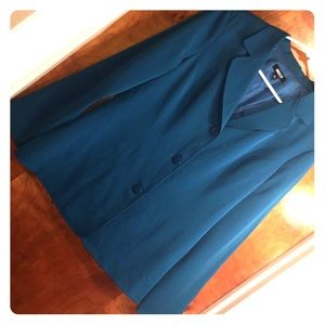 Turquoise 3-Button Blazer